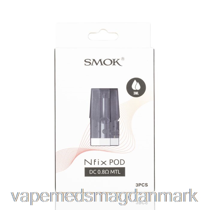 Vape Uden Nikotin Smok Nfix Erstatning Pods 1.0ohm Sc Mtl Pods